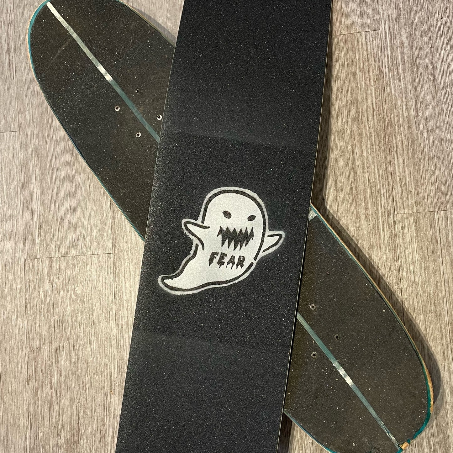 Fear Logo grip tape